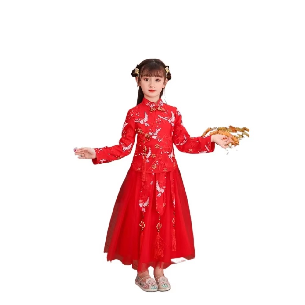 Fashion Show Ethnic Wear - Crianças roupas menina vestido conjuntos infantis