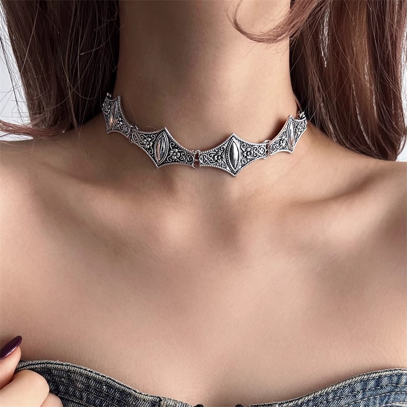 Fashion Show Ethnic Wear - Colar Choker Étnico Hip Hop Punk