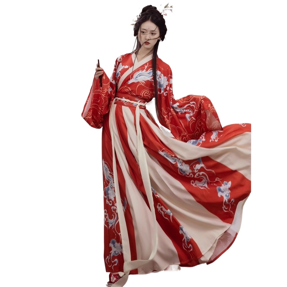 Fashion Show Ethnic Wear - Roupas tradicionais chinesas hanfu mulheres vestido