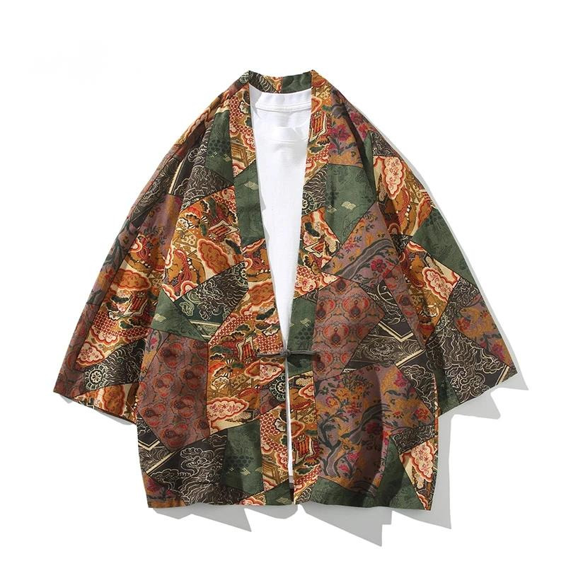 Ethnic Fashion For Women - Estilo étnico impressão yukata moda masculina