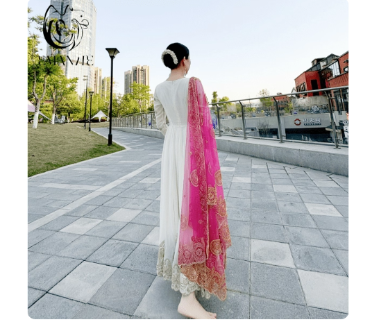 Traje de dança Xinjiang bordad - Salwar Kameez Set avaliação e preço