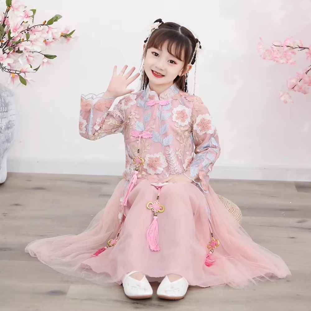 Crianças roupas menina vestido - Fashion Show Ethnic Wear avaliação e preço