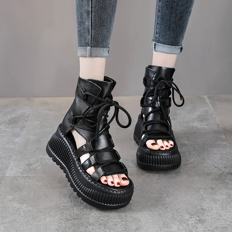 8cm étnico vaca couro genuíno  - Ethnic Fashion For Women avaliação e preço