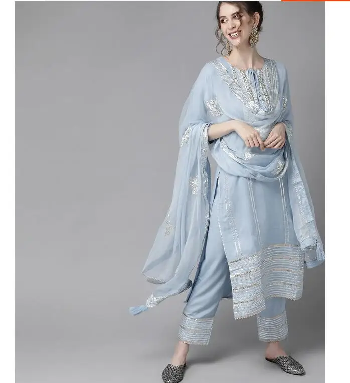 Tradicional indiano punjabi bo - Salwar Kameez Set avaliação e preço