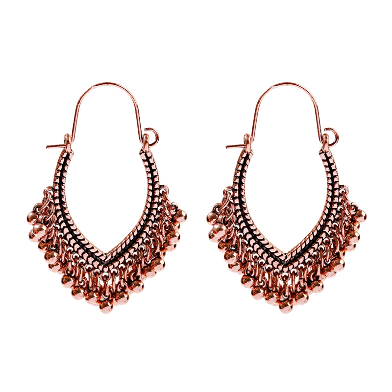 Brincos Dangle Dourados para M - Ethnic Fashion India avaliação e preço