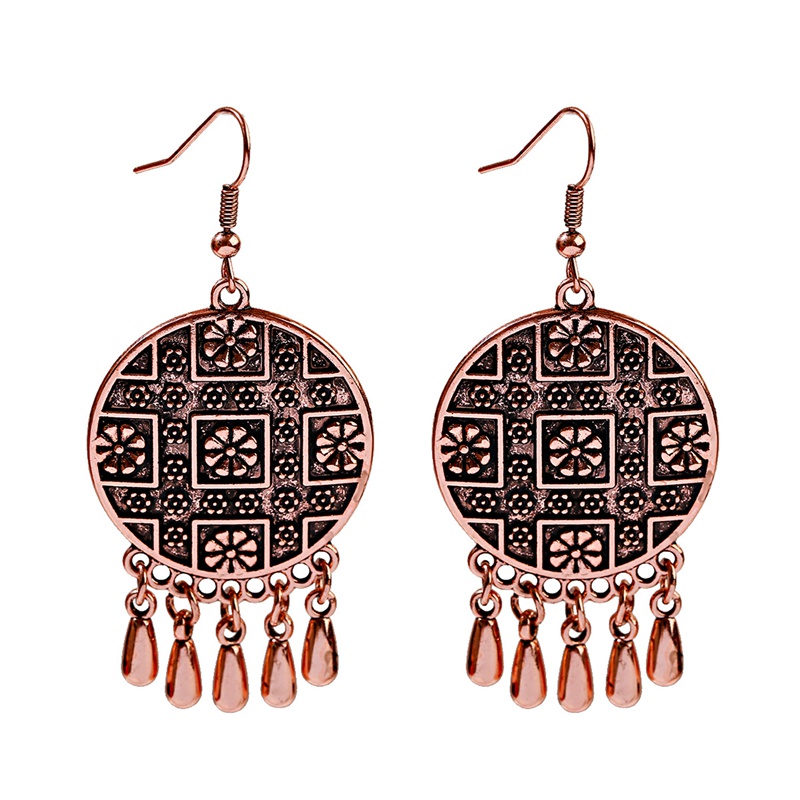 Brincos Dangle Dourados para M - Ethnic Fashion India avaliação e preço