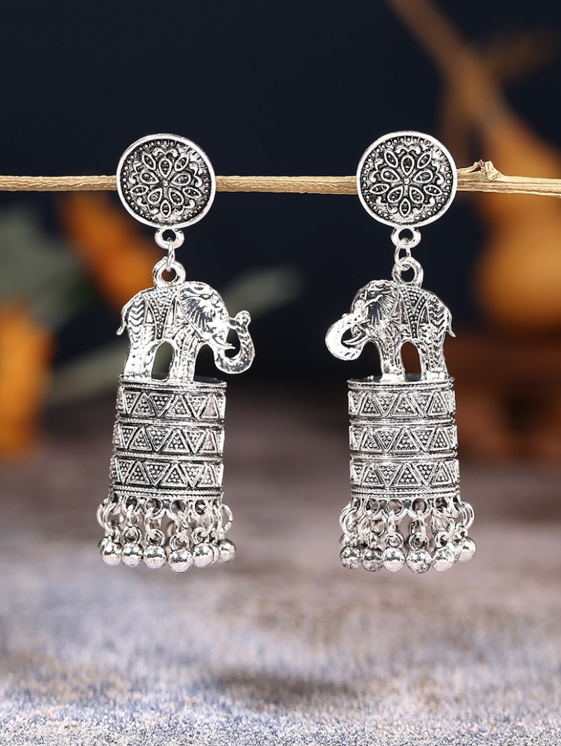 Novo étnico clássico jhumka br - Ethnic Fashion India avaliação e preço