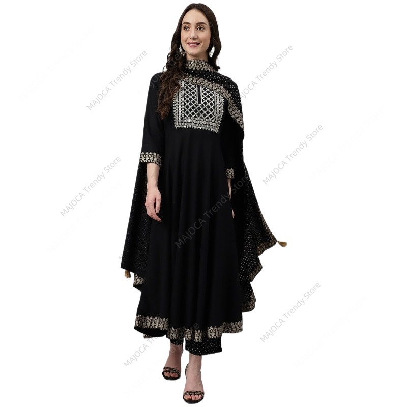 Conjunto de Kurta e Calça em R - Salwar Kameez Set avaliação e preço