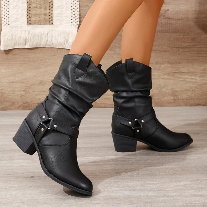 Mulheres meados de bezerro bot - Ethnic Fashion For Women avaliação e preço