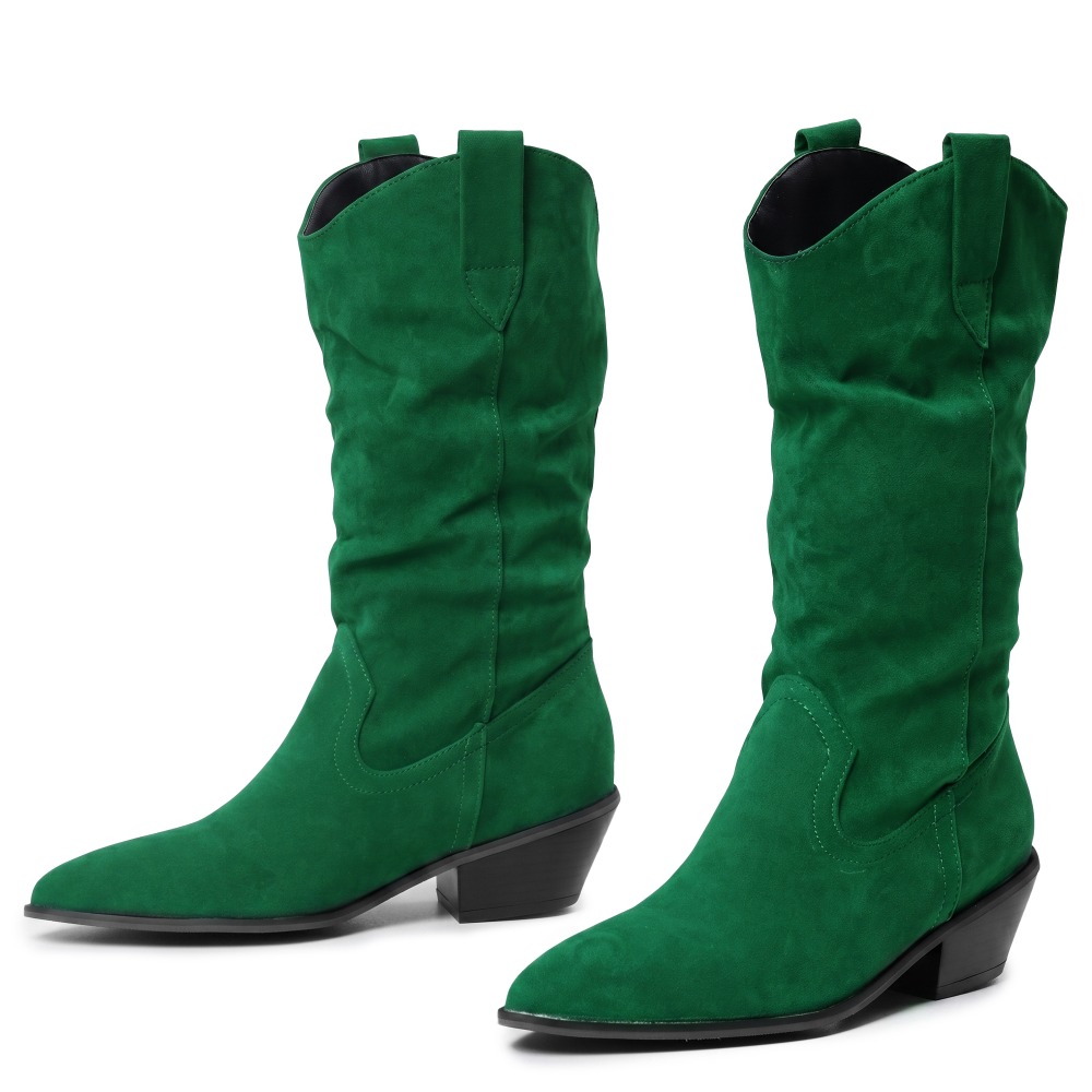 Botas Curtas de Veludo para Ou - Ethnic Fashion For Women avaliação e preço